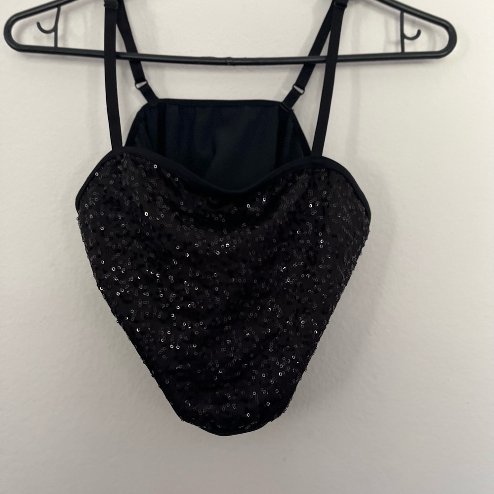 Sequin Bra Top/Weissman